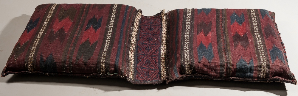 A Belouch tribal flatweave saddle bag.