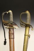 A Victorian 1822 Pattern Infantry Officer’s sword, 82cm blade by Henry Wilkinson, serial no.