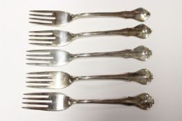 An extensive Peruvian .925 sterling silver cutlery service for twelve, 260oz. approx. (plus steel