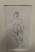 Robert Sargent Austin (1895-1973) (ARR), Full length study of a nude, with studio stamp to