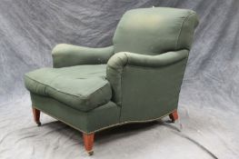 A mid 20th Century Lenygan & Morant Howard deep seat armchair.