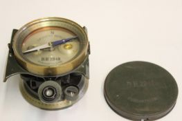 A First World War period Goerz Howitzer elevation sight, with spirit level and compass, complete