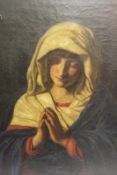 After Giovanni Battista Salvi de Sassoferrato (1609-1685), The Madonna in Prayer, oil on canvas, a