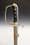 An American 1902 Pattern Infantry Officer’s sword, 75cm curved blade by IRA GREEN, etched with