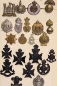 Extensive Cap Badge Collection, comprising Royal Naval Division ANSON, HOWE, DRAKE, NELSON, Royal