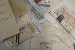 An interesting archive of French documents pertaining to membership of the French Resistance, to