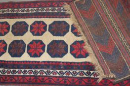 A tribal flatweave runner and a Turkish runner, the largest 282 x 57cm. (2)