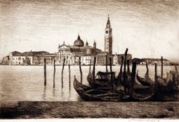 MORTIMER LUDDINGTON MENPES (1855-1938, BRITISH) VENICE etching, signed in pencil to lower right