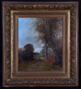 T ARNOUD (19TH/20TH CENTURY, FRENCH) BARBIZON LANDSCAPE oil on canvas, signed lower right 18 x 14ins