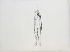 * TRACEY EMIN (BORN 1963, BRITISH) WHEN I THINK ABOUT SEX black and white lithograph, signed and
