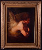 ENGLISH SCHOOL (18TH/19TH CENTURY) ANGEL oil on canvas 19 x 15 ½ins