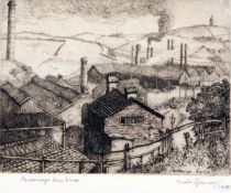 * NOEL SPENCER (1900-1986, BRITISH) PARKBRIDGE IRONWORKS etching, signed and inscribed with title in