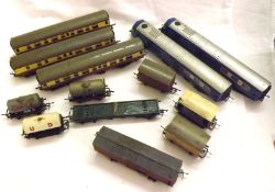 TRI-ANG RAILWAYS, twenty-eight+ Model Railway items including two Pullman Locomotives, five Coaches,