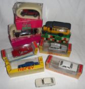RIO (ITALY) (3) NOREV (FRANCE) MODEL CARS, NOS R8/13 AND 20 AND N32/89/147/160 AND 188, eight