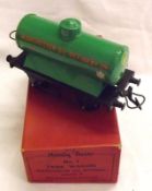 HORNBY TRAINS “0” GAUGE CODE 42213, a very good boxed Tinplate Green “Manchester Oil Refinery Ltd”