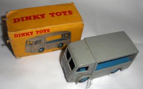 DINKY TOYS NO 491, a good boxed Grey and Blue NCB Electric Van “Express Dairies”, in a poor box (