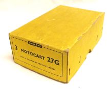 DINKY TOYS NO 27G, a good Yellow Motocart empty trade box