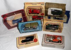 MATCHBOX YESTERYEARS AND LLEDO, various mint boxed Yesteryears and Lledo Vans including aLledo