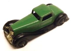 DINKY TOYS NO 36B, a good Green Bentley Sports Coupe, no box