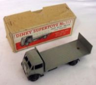 DINKY TOYS NO 513, Guy Flat Truck, almost mint boxed
