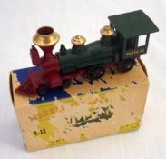 MODELS OF YESTERYEAR NO Y13, a very good Scale Model American 4-4-0 Locomotive with a poor box