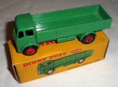 DINKY TOYS NO 420, a mint boxed Green Leyland Forward Control Truck with the correct colour spot