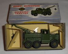 DINKY TOYS (SUPERTOYS) NO 661, a very good early issue, boxed Scammell Military Breakdown Tractor in