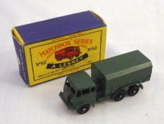 MATCHBOX SERIES (LESNEY) NO 62, an excellent boxed Green General Service Truck, General Service