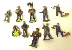 TIMPO TOYS ETC, eleven Timpo/Q Figures plus Zoo Figures, in good condition plus a reproduction Timpo