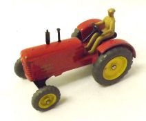 DINKY TOYS NO 27A, a good Red Massey-Harris Tractor, no box