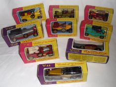 LESNEY YESTERYEARS MATCHBOX NOS Y2 THROUGH TO Y16, nine mint boxed Yesteryears including Y2