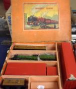 HORNBY TRAINS “0” GAUGE BOXED SET NO 3C “FLYING SCOTSMAN” PASSENGER SET, a rare 1935 (approx) Hornby