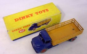 DINKY TOYS NO 417, Leyland Comet Lorry (Stake Truck), almost mint boxed
