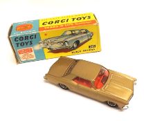 CORGI TOYS NO 245, a good boxed Gold Buick Riviera Sedan (minute marks, fair box with one tab