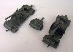DINKY TOYS 150/160 ETC SERIES, three unboxed playworn Models from the 1950s, including two Mobile
