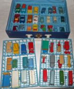 MATCHBOX TOYS BY LESNEY SERIES 1-75, a good complete (48 different models) Blue Plastic Matchbox