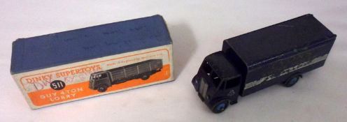 DINKY TOYS (SUPERTOYS) NOS 511 AND 514 (L), playworn 1st type Guy Vixen Van and Lorry, good (