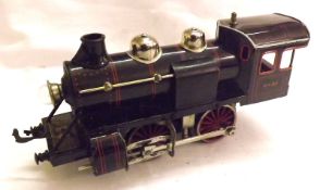 BING “0” GAUGE RAILWAYS, a very good and rare boxed pre-war 4 volt Electric Bing (GBN) 0-4-0