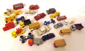MATCHBOX TOYS BY LESNEY ETC, SERIES 1-75, a Child’s 1940s Toy Suitcase containing a good selection