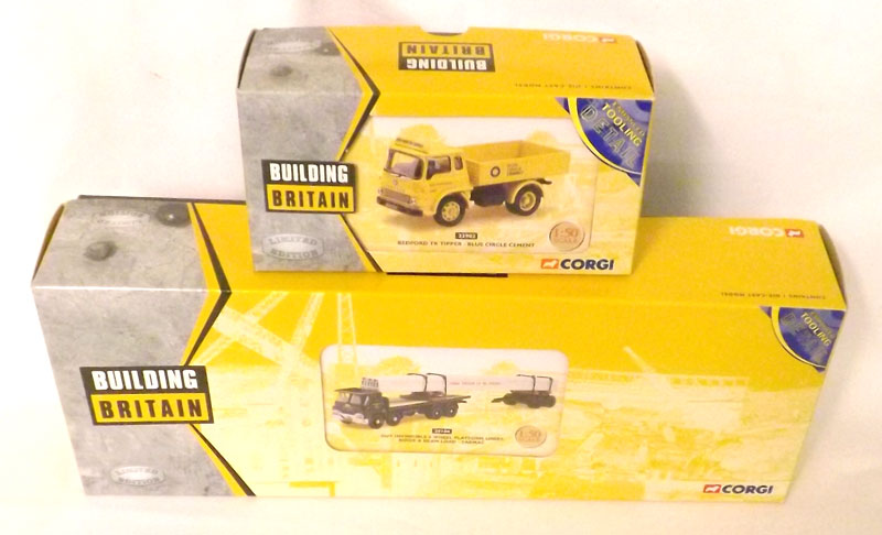 CORGI CLASSICS TRUCKS (BUILDING BRITAIN SERIES) NOS 22902 AND 29104, two mint boxed Corgi Trucks,