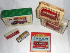 MATCHBOX CORGI TYPHOO ETC BUSES, various Buses in various scales and conditions, including a mint