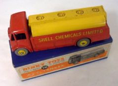 DINKY TOYS (SUPERTOYS) NO 591, a Red and Yellow very slightly playworn AEC “Shell Chemicals Ltd”