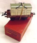 HORNBY TRAINS “0” GAUGE CODE 42150, a very good to excellent boxed Tinplate and Wood Grey and
