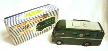 DINKY TOYS (SUPERTOYS) NO 967, a very good boxed Green BBC TV Mobile Control Room, in a slightly