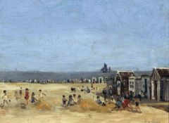 * CAMPBELL ARCHIBALD MELLON, ROI, RBA (1878-1955) 3PM JULY AFTERNOON, GORLESTON oil on panel, signed