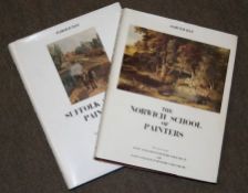 HAROLD A E DAY 2 ttls: SUFFOLK SCHOOL PAINTERS AND THE NORWICH SCHOOL OF PAINTERS, 1979, 1st edn,