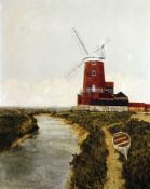 * JOHN RIDGEWELL (1937-2004) CLEY MILL oil on canvas, signed lower right 30 x24ins