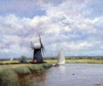 JAMES J ALLEN (CONTEMPORARY) A DAY UNDER A NORFOLK SKY oil on board, signed lower right and