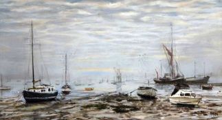 * MARGARET GLASS (BORN 1950) FIRST LIGHT, PIN MILL pastel, monogrammed and dated ’76 lower right