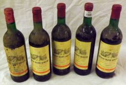 Five Bottles: Chateau Chante Alouette 1975